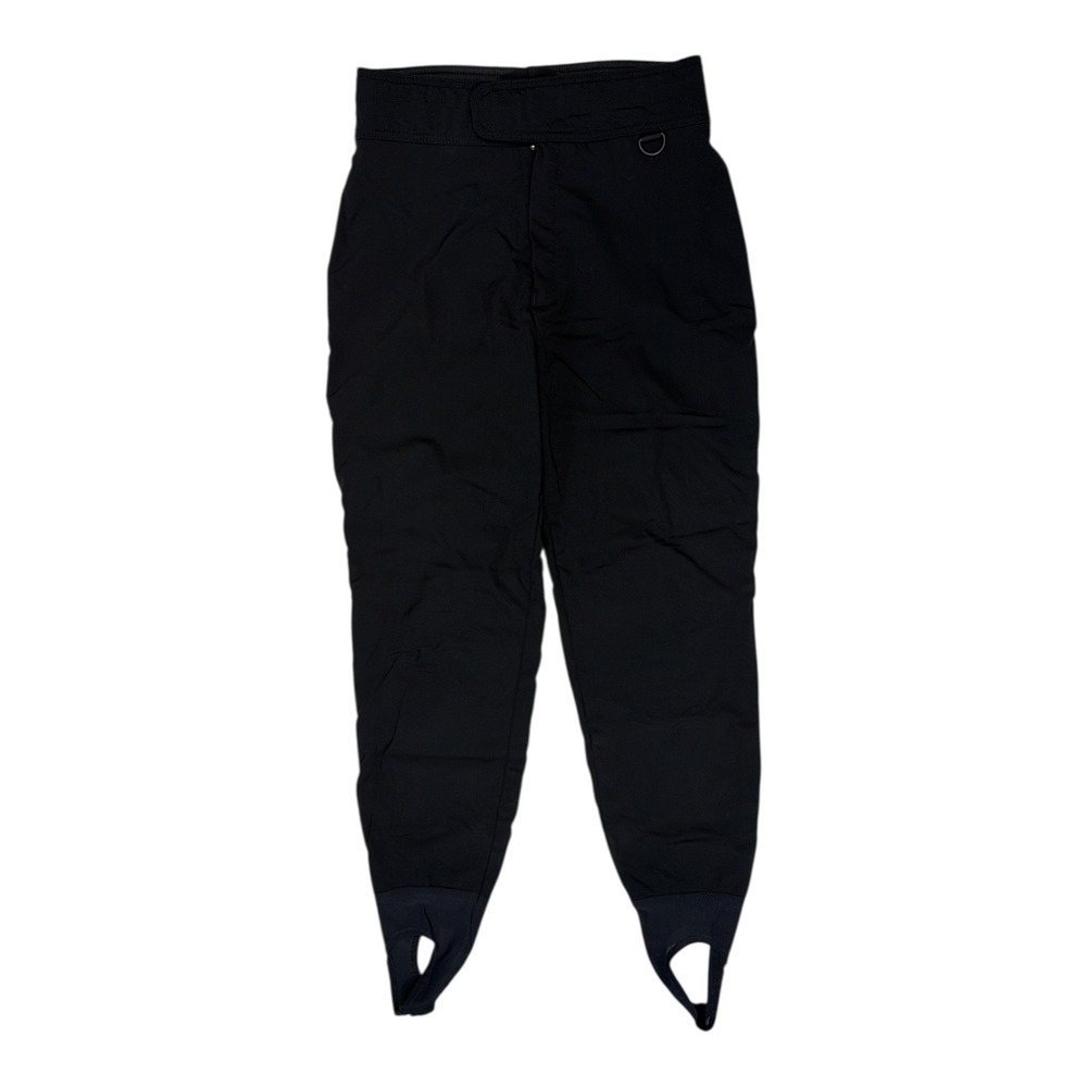 Vintage Schoeller Black Snow Stirrup Ski Pants Womens Size 10 Made In USA